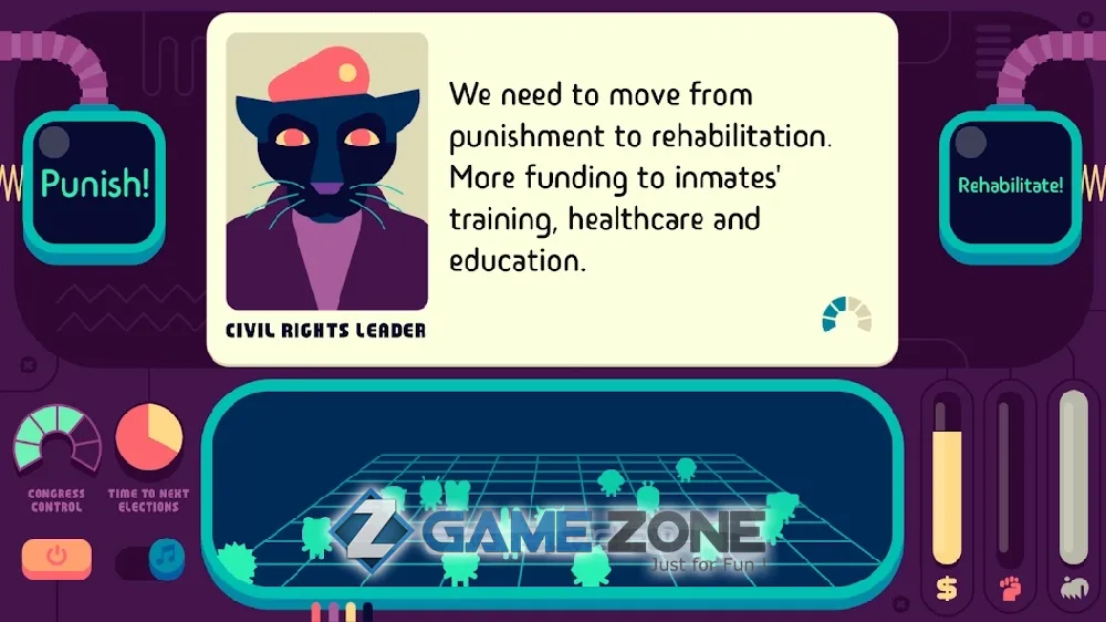 صورة من لعبة Democratic Socialism Simulator