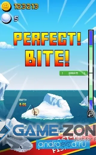 صورة من لعبة Desert Island Fishing
