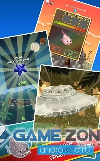 صورة من لعبة Desert Island Fishing