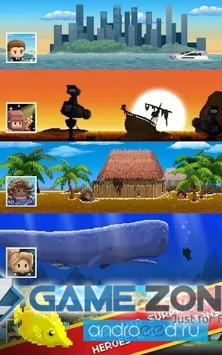 صورة من لعبة Desert Island Fishing