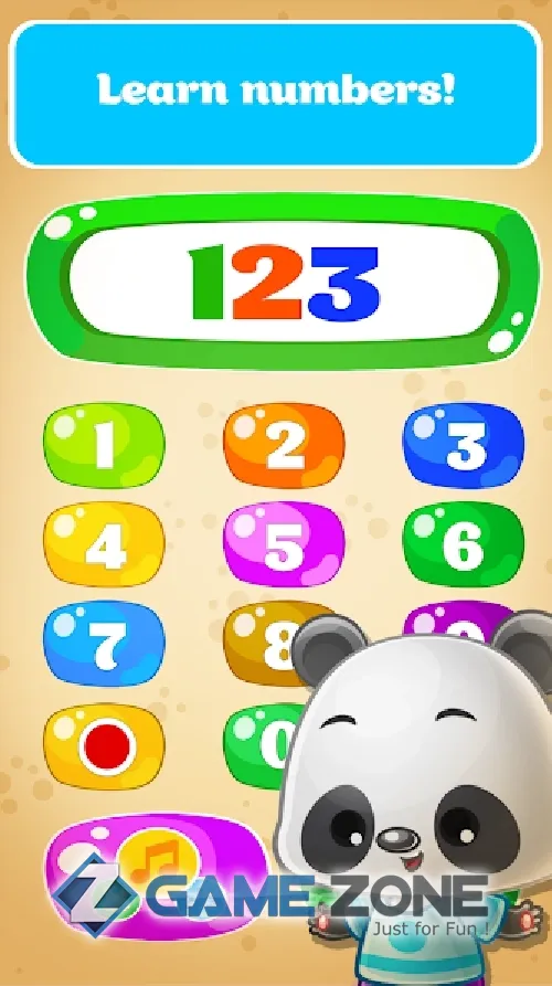صورة من لعبة Babyphone baby music games with Animals Numbers