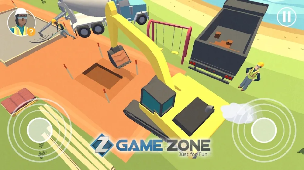 صورة من لعبة Dig In: An Excavator Game