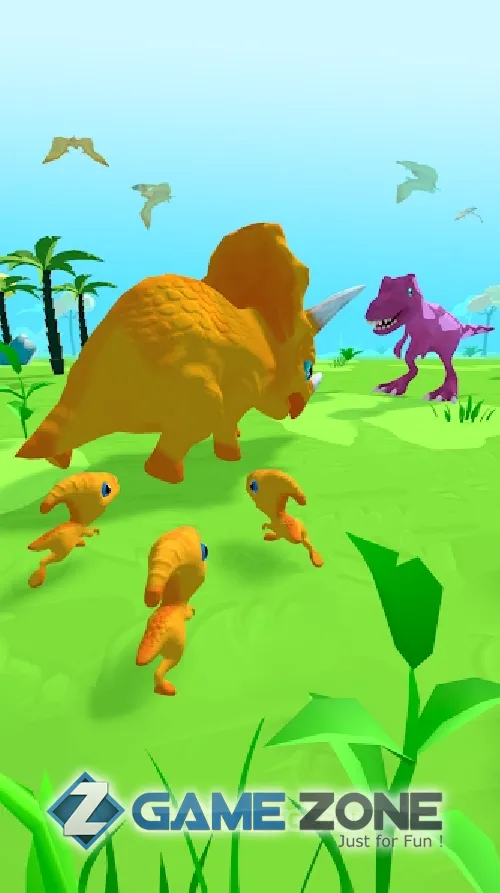 صورة من لعبة Dino Evolution Merge Dinosaur