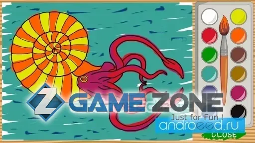 صورة من لعبة Dino paint