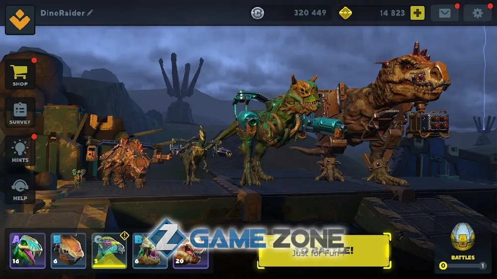 صورة من لعبة Dino Squad TPS Dinosaur Shooter
