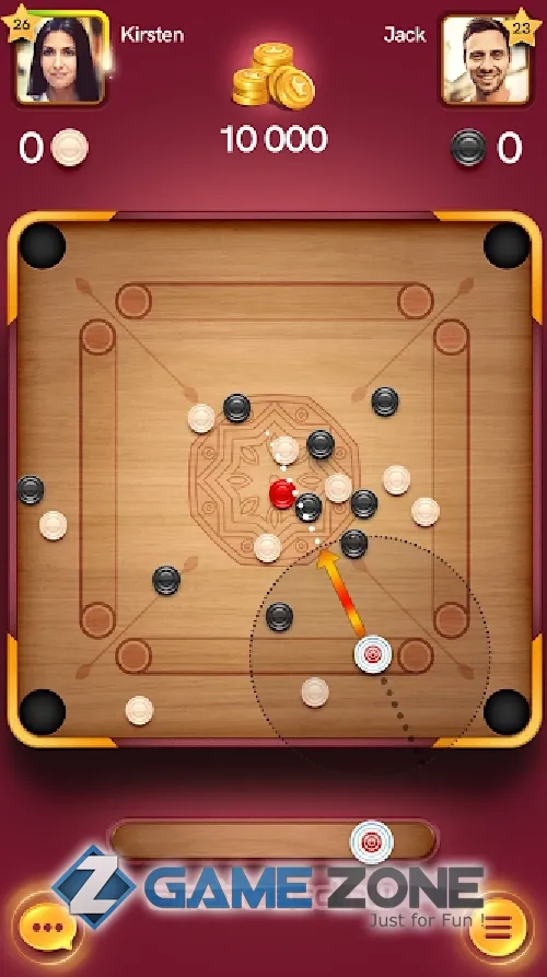 صورة من لعبة Disc Pool Carrom
