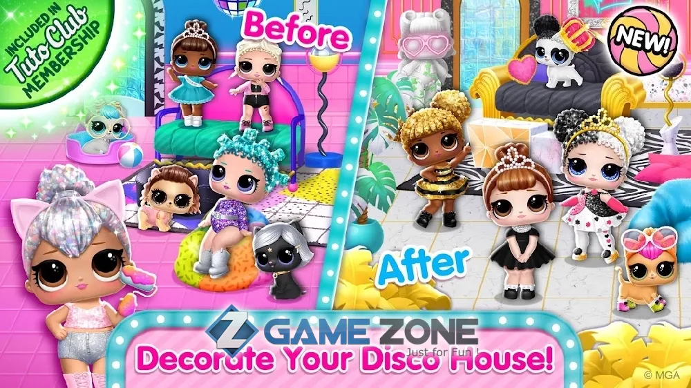 صورة من لعبة LOL Surprise Disco House ampndash Collect Cute Dolls [Free Shopping]
