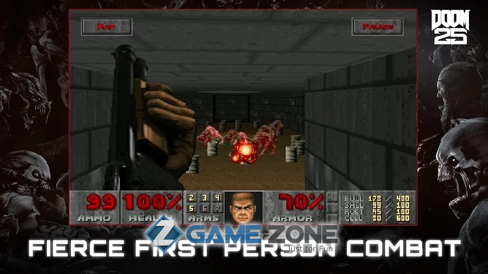 صورة من لعبة DOOM