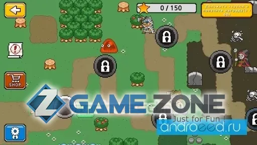 صورة من لعبة Dots Heroes [Много денег]
