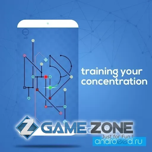 صورة من لعبة Dots Sync - Symmetric brain game