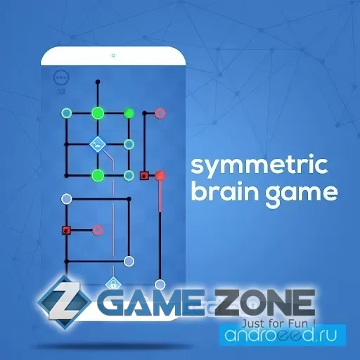 صورة من لعبة Dots Sync - Symmetric brain game