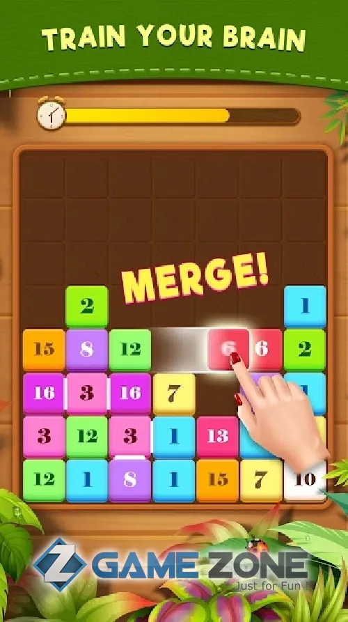 صورة من لعبة Drag n Merge: Block Puzzle