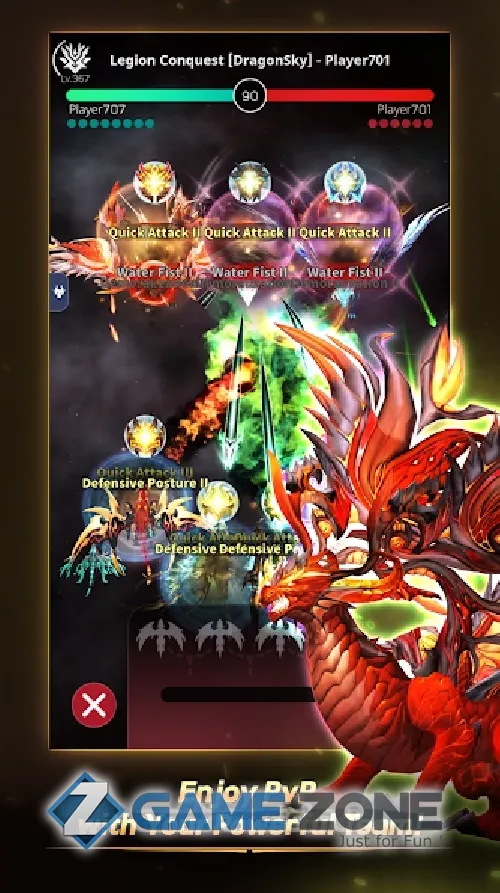 صورة من لعبة DragonSky : Idle & Merge