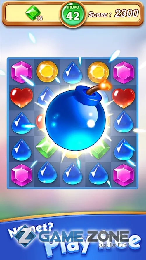 صورة من لعبة Jewel & Gem Blast Match 3 Puzzle Game [Mod Money]