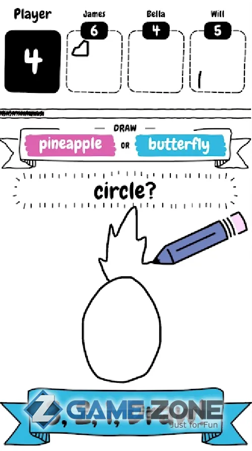صورة من لعبة Draw it