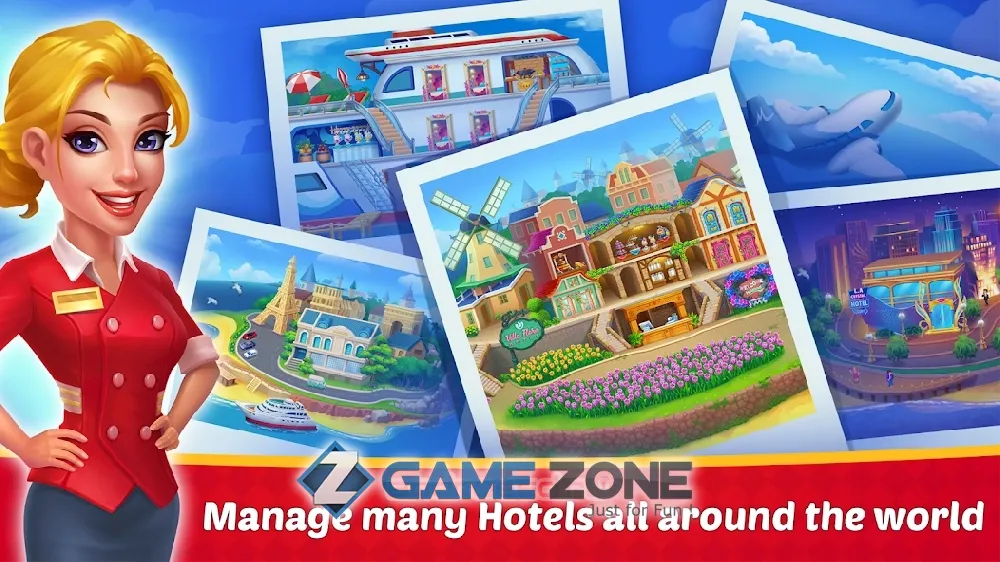 صورة من لعبة Dream Hotel Hotel Manager Simulation games [Free Shopping]