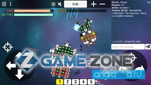 صورة من لعبة Droneboi Space Building Sandbox Multiplayer [Mod Money/Adfree]