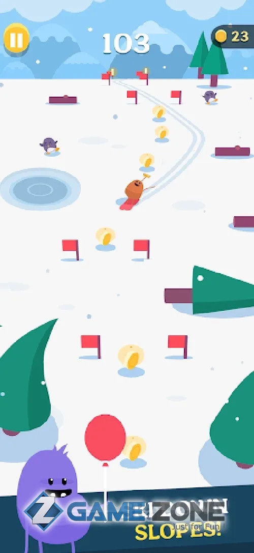 صورة من لعبة Dumb Ways To Die 3 : World Tour [Много денег]