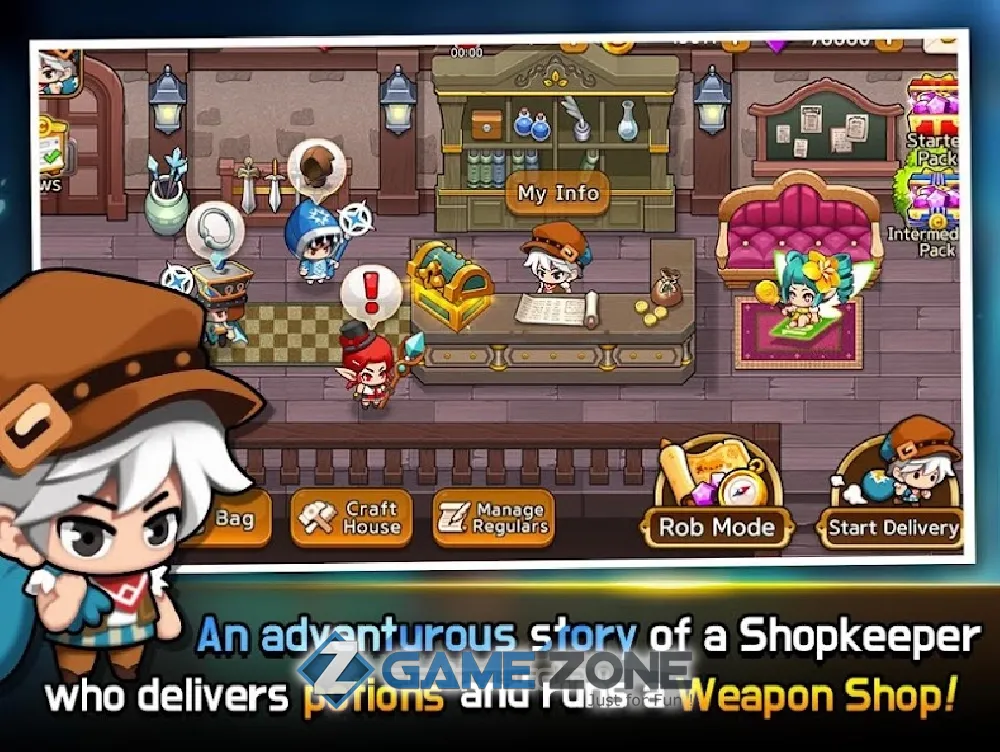 صورة من لعبة Dungeon Delivery
