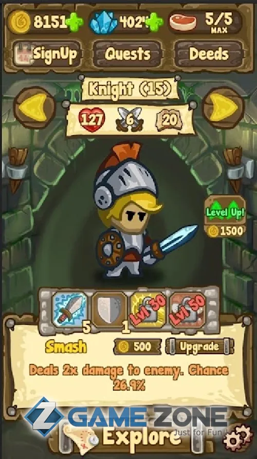 صورة من لعبة Dungeon Loot - dungeon crawler