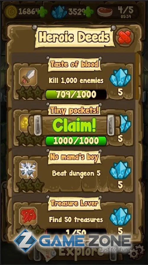 صورة من لعبة Dungeon Loot - dungeon crawler