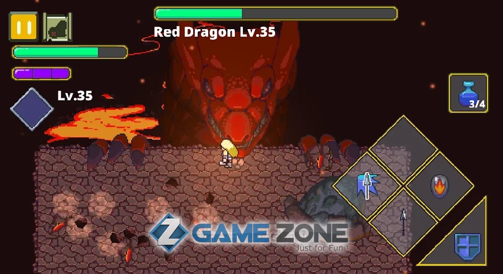 صورة من لعبة Dungeon Quest Action RPG - Labyrinth Legend