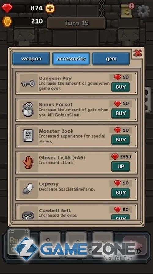 صورة من لعبة Dungeon Swag : Slime!