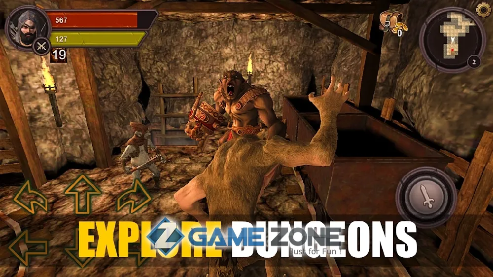 صورة من لعبة Dungeon Ward rpg offline [Free Shopping]