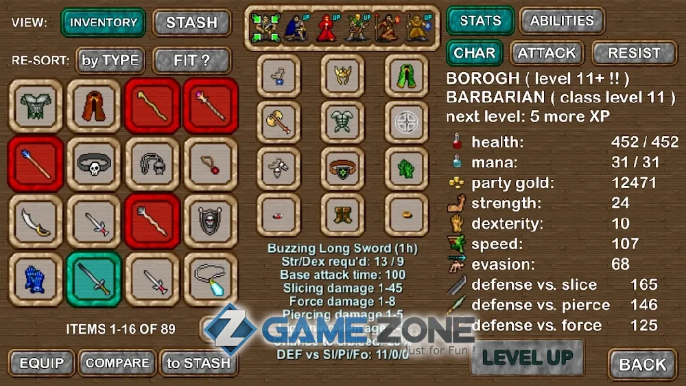 صورة من لعبة Dungeons of Chaos [Много денег]