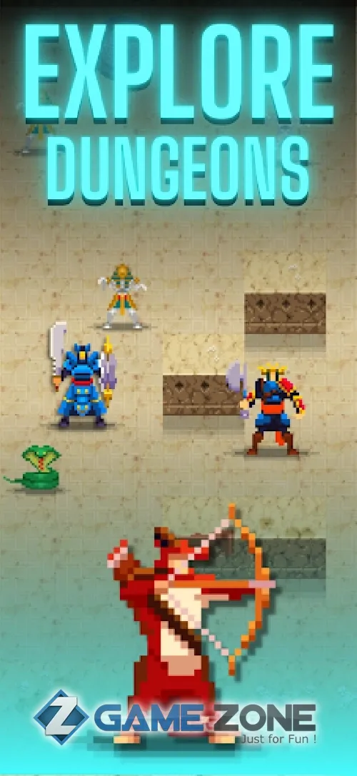 صورة من لعبة DUNIDLE - Idle Pixel Dungeon [Много денег]