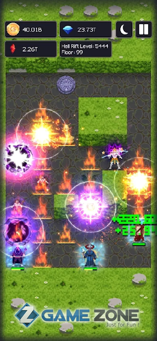 صورة من لعبة DUNIDLE - Idle Pixel Dungeon [Много денег]