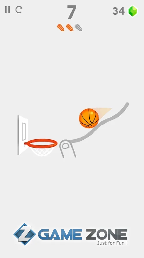 صورة من لعبة Dunk Line [Без рекламы]