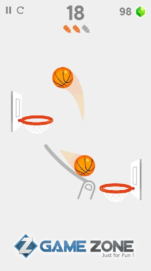 صورة من لعبة Dunk Line [Без рекламы]