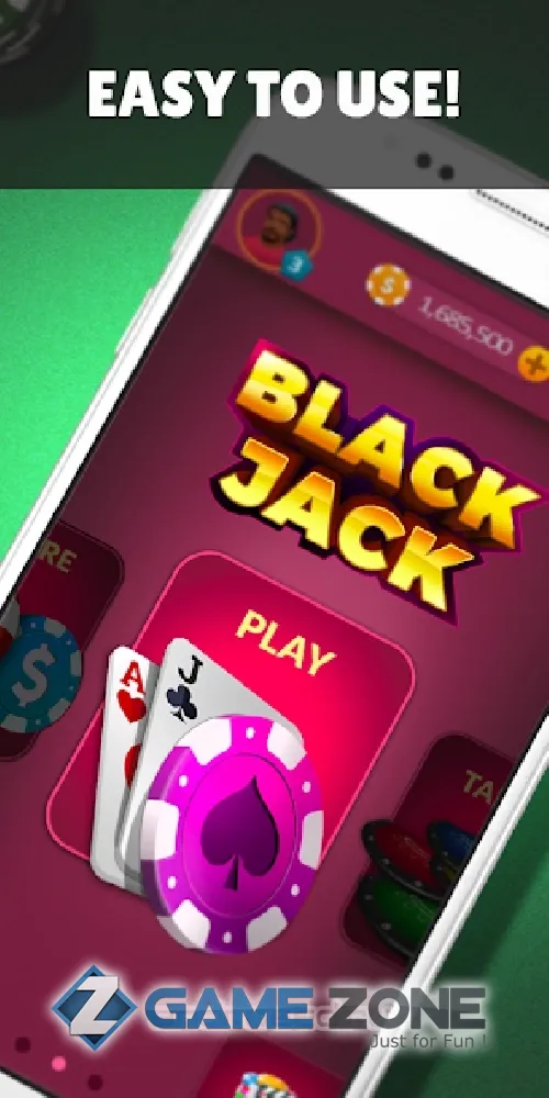 صورة من لعبة Blackjack Side Bets Free Offline Casino Games