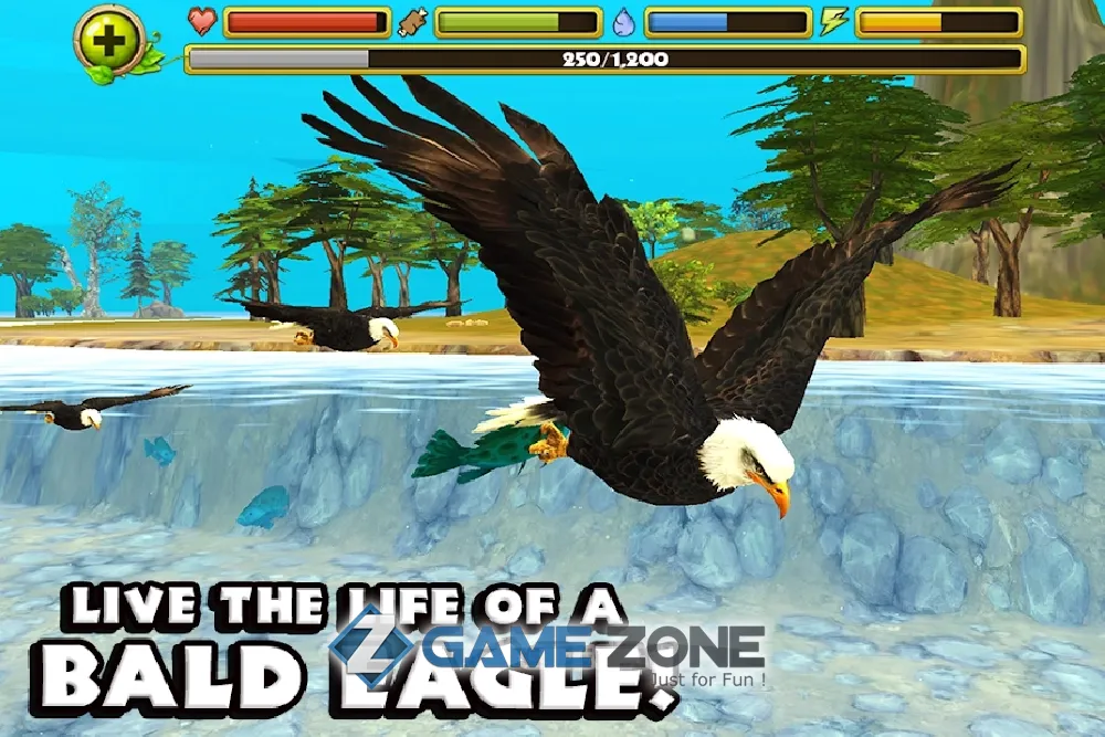 صورة من لعبة Eagle Simulator
