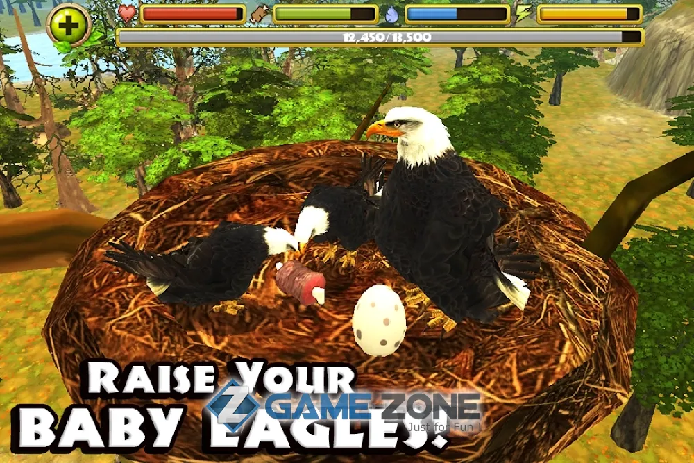 صورة من لعبة Eagle Simulator