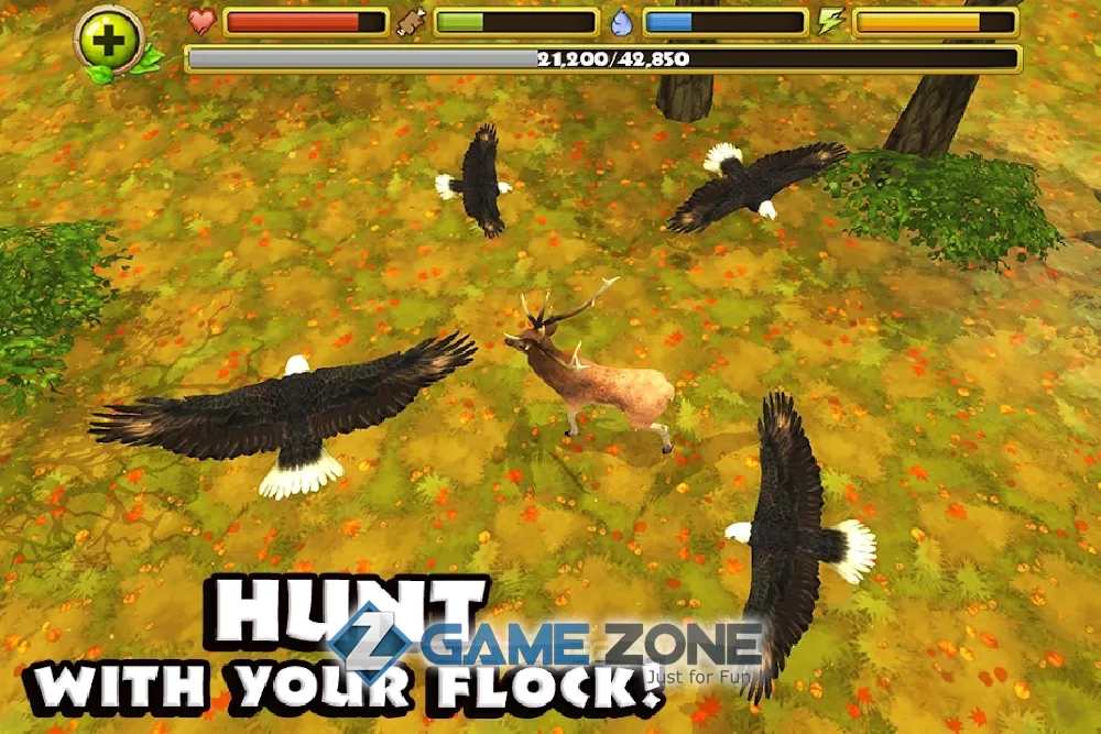 صورة من لعبة Eagle Simulator