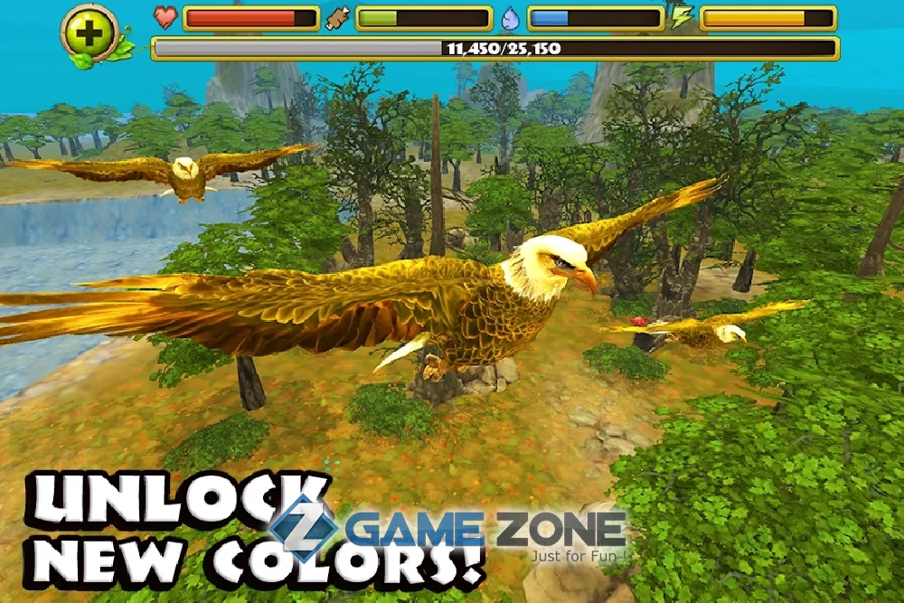 صورة من لعبة Eagle Simulator
