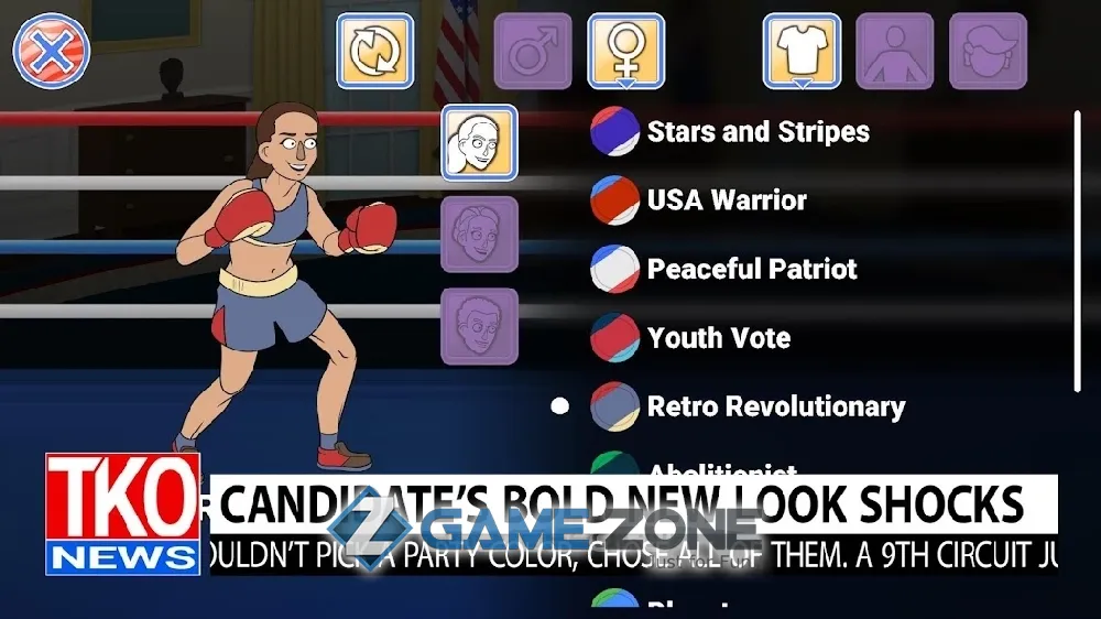 صورة من لعبة Election Year Knockout