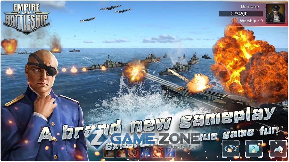 صورة من لعبة Empire:Rise Of BattleShip