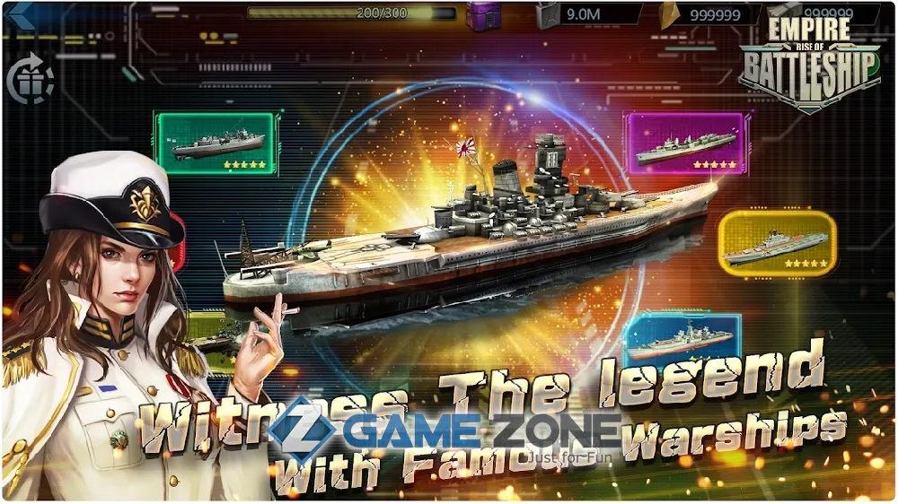صورة من لعبة Empire:Rise Of BattleShip