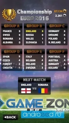 صورة من لعبة Euro 2016 Soccer Flick