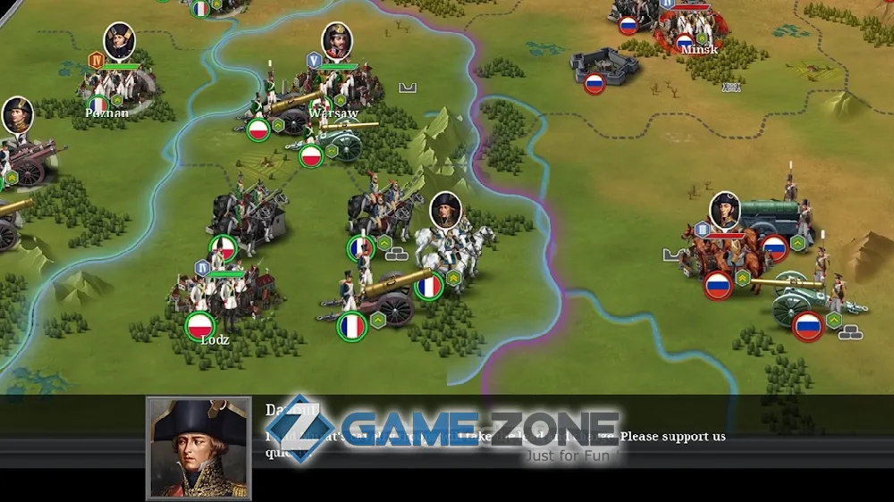 صورة من لعبة European War 6: 1804