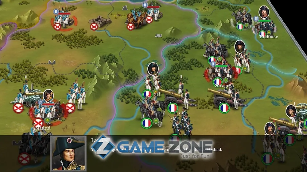 صورة من لعبة European War 6: 1804