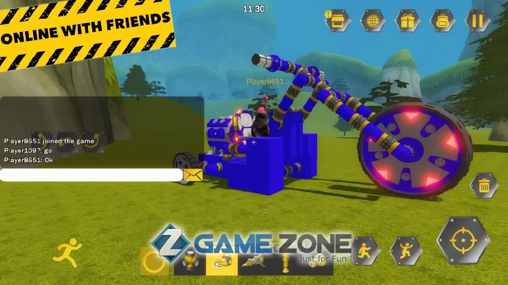 صورة من لعبة Evercraft Mechanic Online Sandbox from Scrap [unlocked/Mod Money]