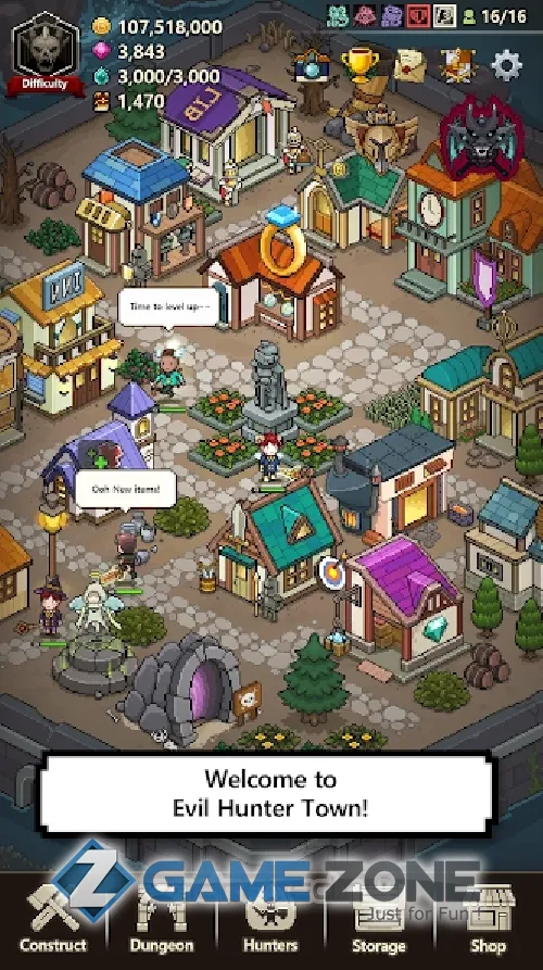 صورة من لعبة Evil Hunter Tycoon