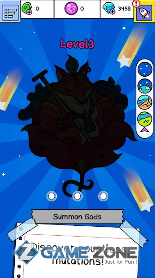 صورة من لعبة Evolution Galaxy Mutant Animals Merge Idle Tycoon [Mod Diamonds/Adfree]
