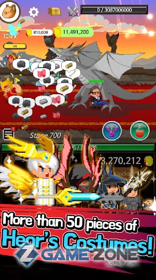 صورة من لعبة Extreme Job Knights Assistant! [Много денег]