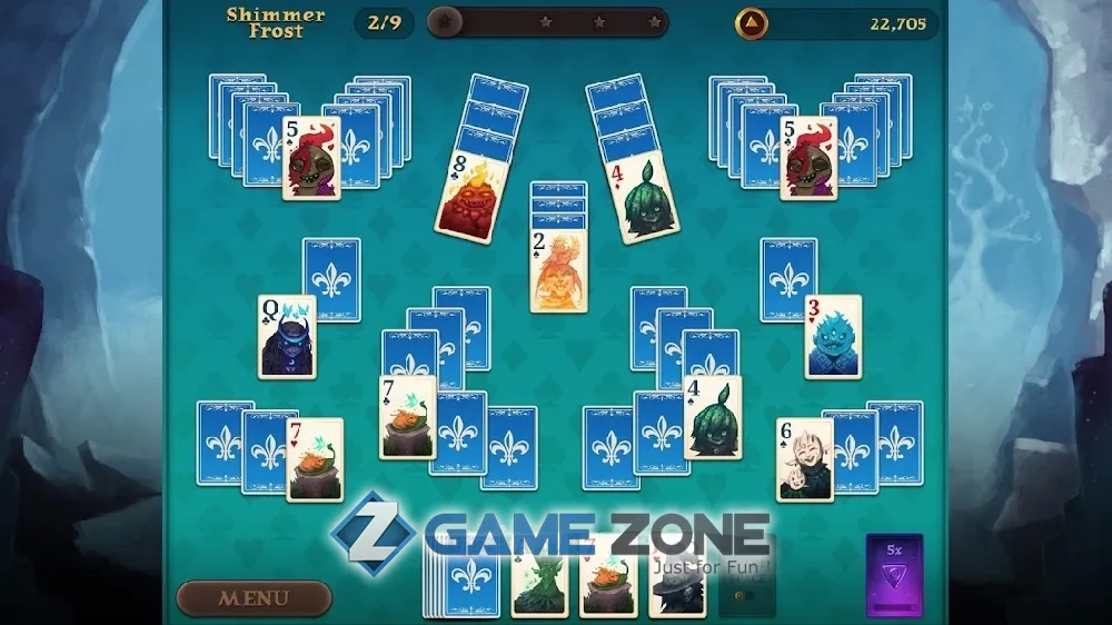 صورة من لعبة Faerie Solitaire Harvest