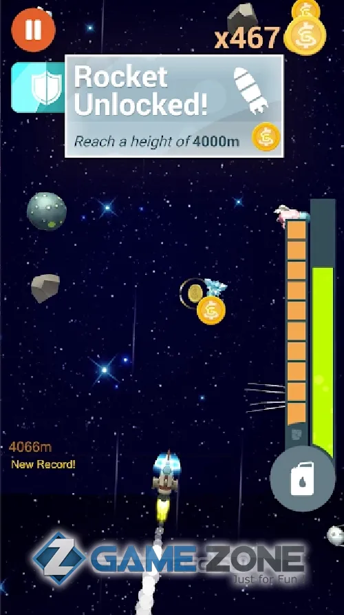 صورة من لعبة Faily Rocketman